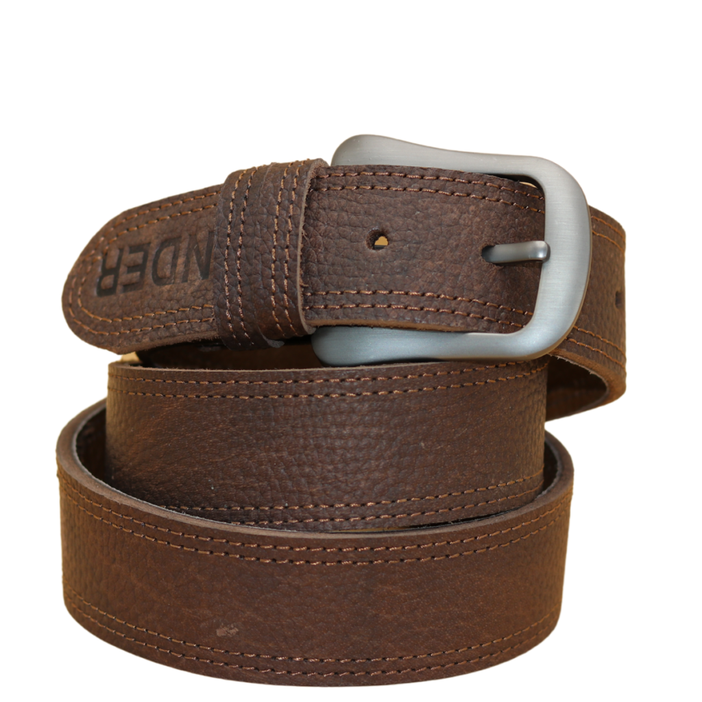 Black Buffalo Leather Belt - Luxury casual belt – Mender Leather