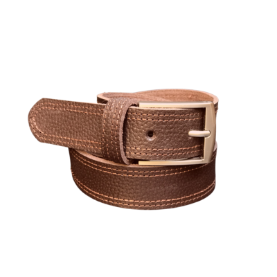 Premium dark brown formal belt