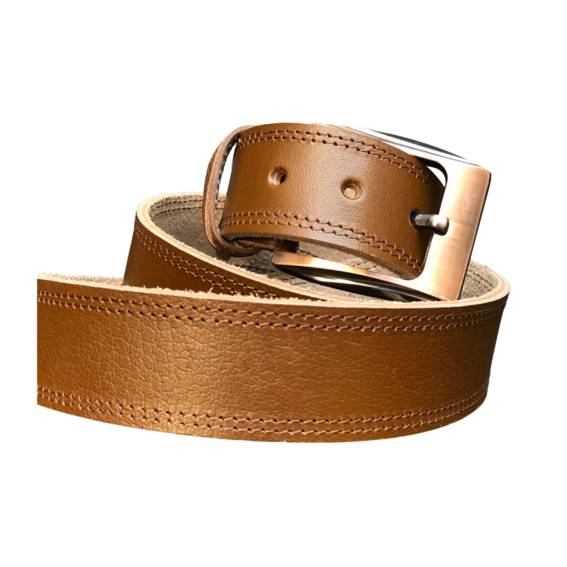 Standard size buffalo leather belt
