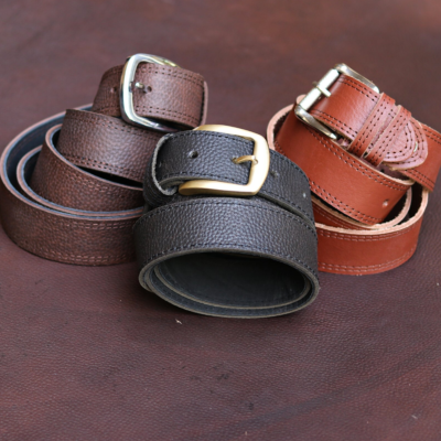 set of three belts