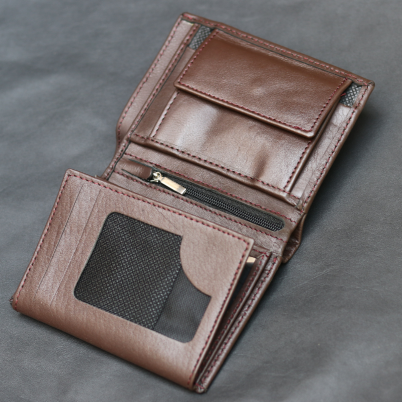 leather wallet by mender