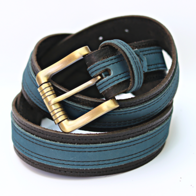Executive leather belt