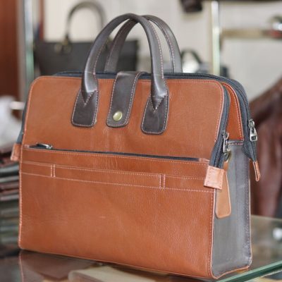 Smart File Bag Mender real leather