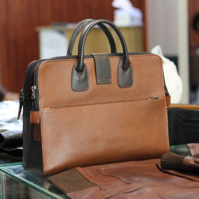 Smart File Bag Mender real leather