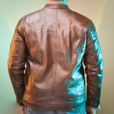 Terry Brown – Sheep Leather Jacket (1737) – Triple Stitched